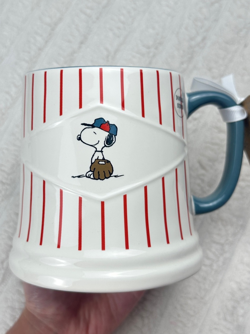 Rae Dunn Peanuts Snoopy Play Ball Mug